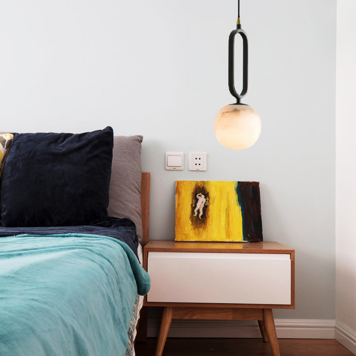 Rildenelis Alabaster Pendant Light-Moonnatur