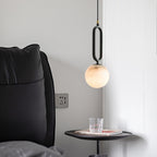 Rildenelis Alabaster Pendant Light-Moonnatur