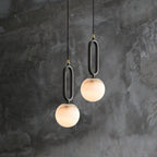 Rildenelis Alabaster Pendant Light-Moonnatur