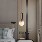 Rildenelis Alabaster Pendant Light-Moonnatur
