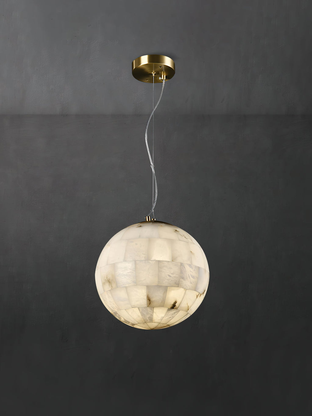 Renverenelle Alabaster Pendant Light-Moonnatur