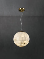 Renverenelle Alabaster Pendant Light-Moonnatur