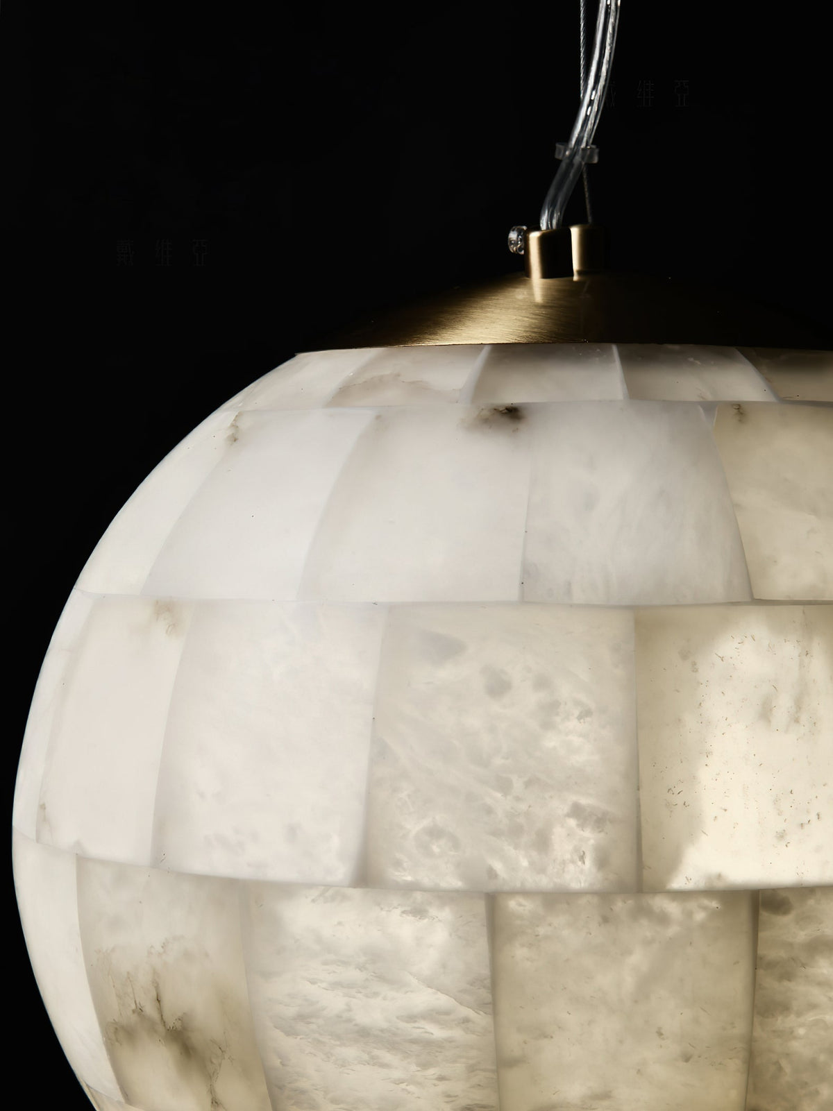 Renverenelle Alabaster Pendant Light-Moonnatur