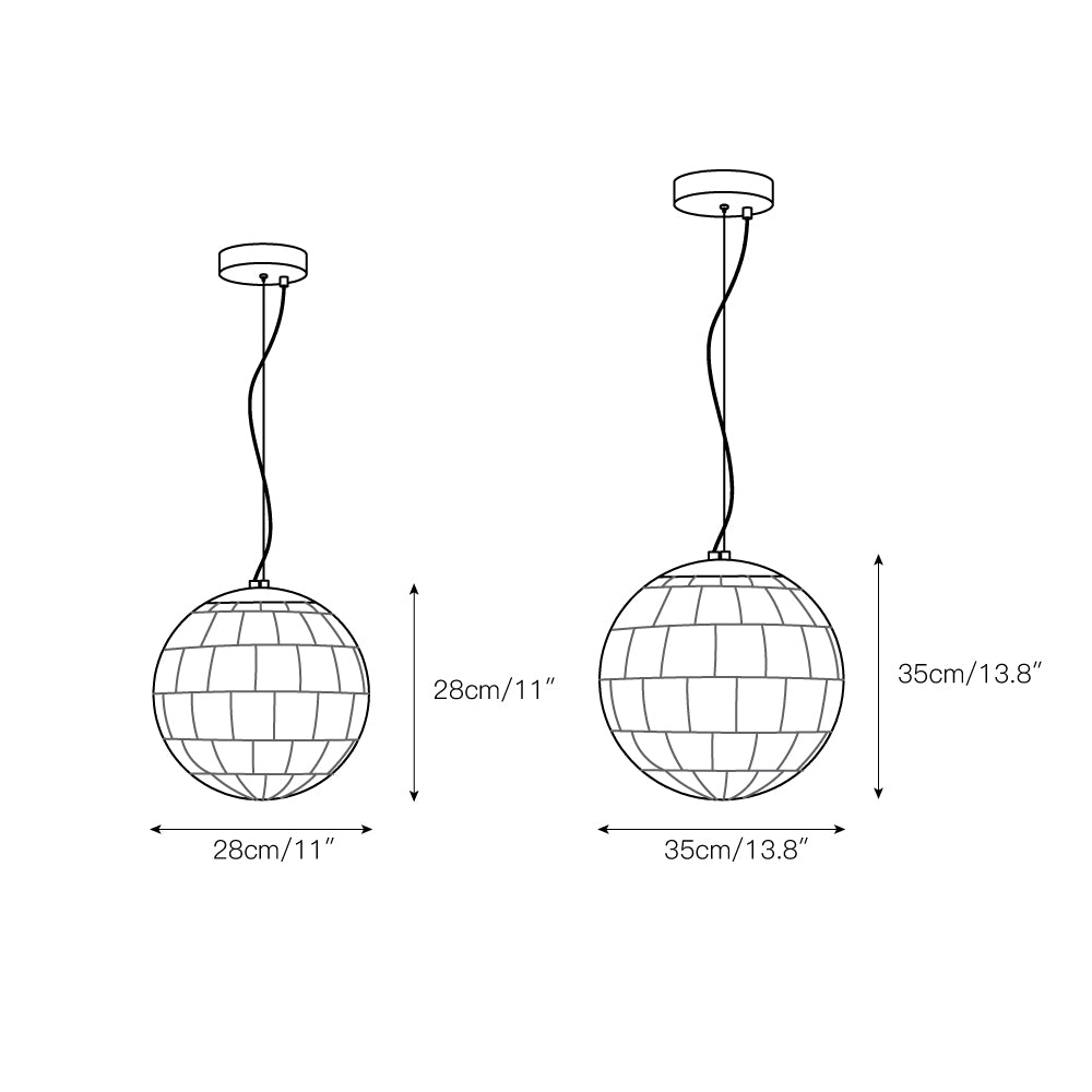 Renverenelle Alabaster Pendant Light-Moonnatur