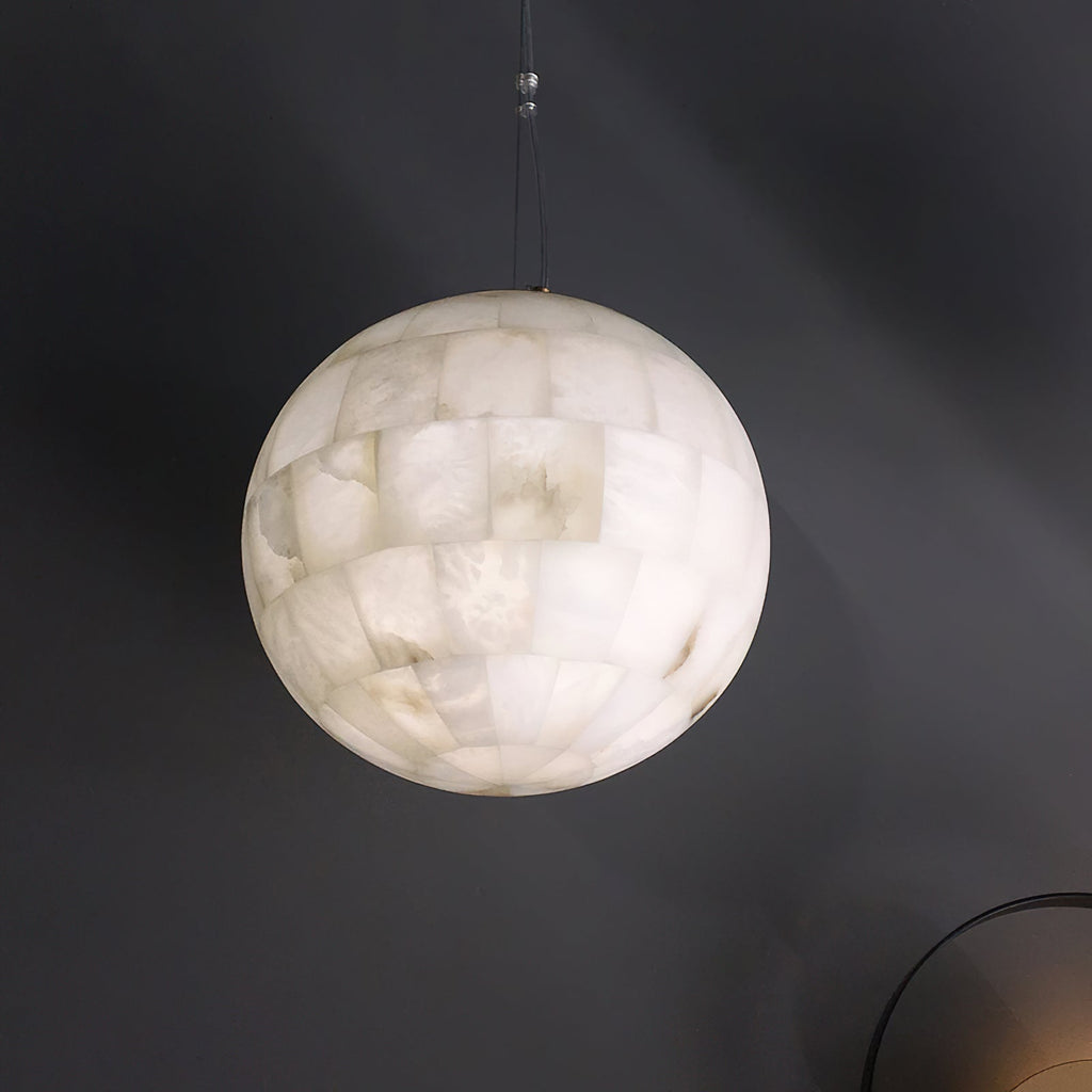 Renverenelle Alabaster Pendant Light-Moonnatur