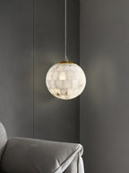 Renverenelle Alabaster Pendant Light-Moonnatur