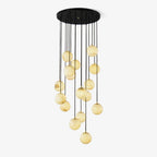 Vardenwood Alabaster Pendant Light-Moonnatur