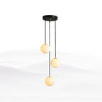 Vardenwood Alabaster Pendant Light-Moonnatur