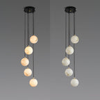 Vardenwood Alabaster Pendant Light-Moonnatur