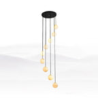 Vardenwood Alabaster Pendant Light-Moonnatur