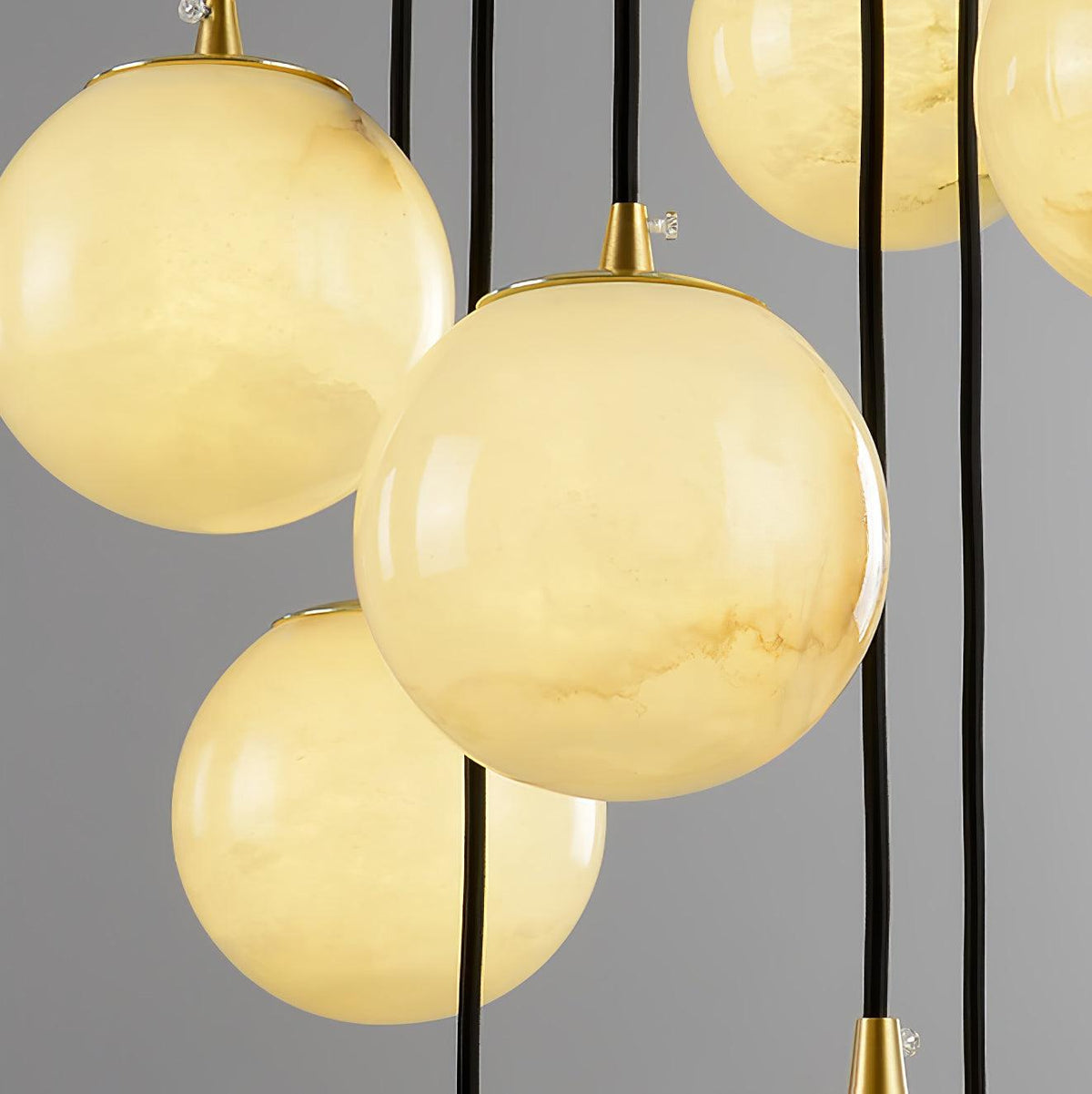 Vardenwood Alabaster Pendant Light-Moonnatur