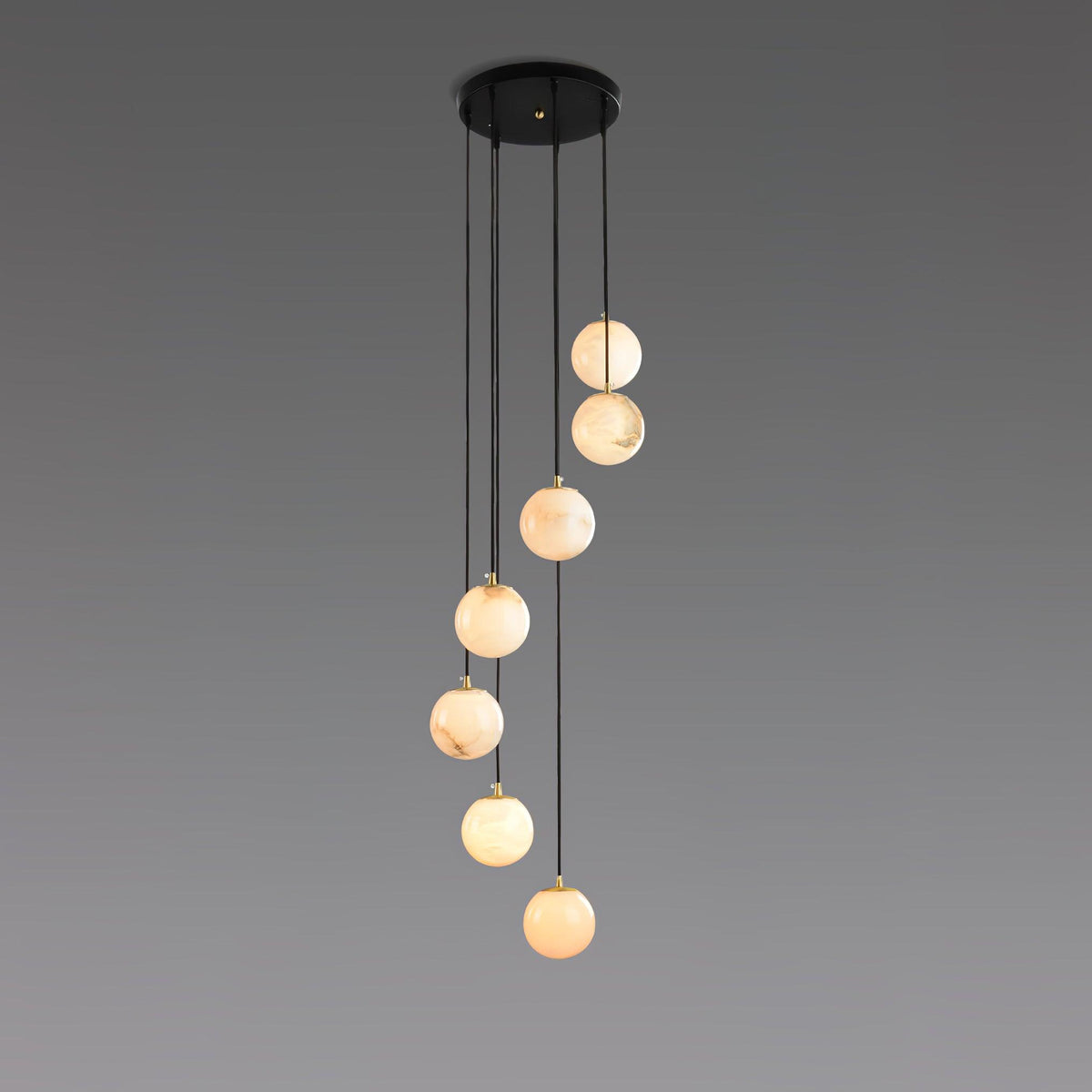 Vardenwood Alabaster Pendant Light-Moonnatur
