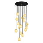 Vardenwood Alabaster Pendant Light-Moonnatur