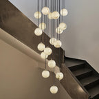 Vardenwood Alabaster Pendant Light-Moonnatur