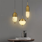 Ravenslynne Alabaster Pendant Light-Moonnatur