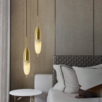 Ravenslynne Alabaster Pendant Light-Moonnatur