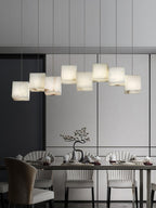 Auberdale Alabaster Chandelier-Moonnatur