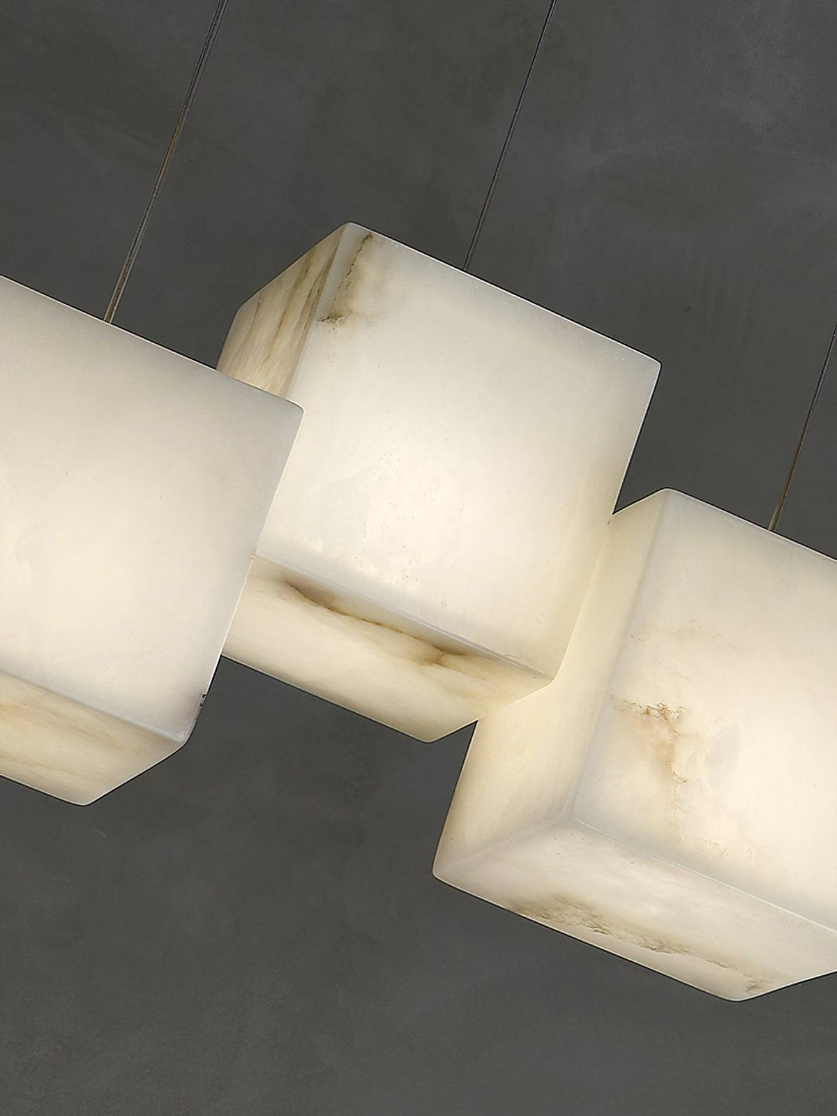Auberdale Alabaster Chandelier-Moonnatur