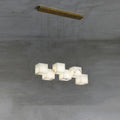 Auberdale Alabaster Chandelier-Moonnatur