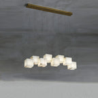 Auberdale Alabaster Chandelier-Moonnatur