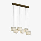 Auberdale Alabaster Chandelier-Moonnatur