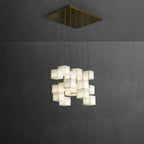 Auberdale Alabaster Chandelier-Moonnatur