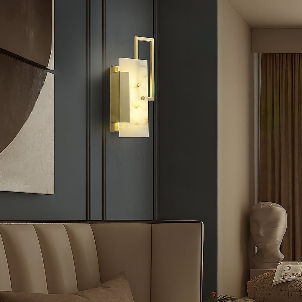 Inverwood Alabaster Wall Light-Moonnatur