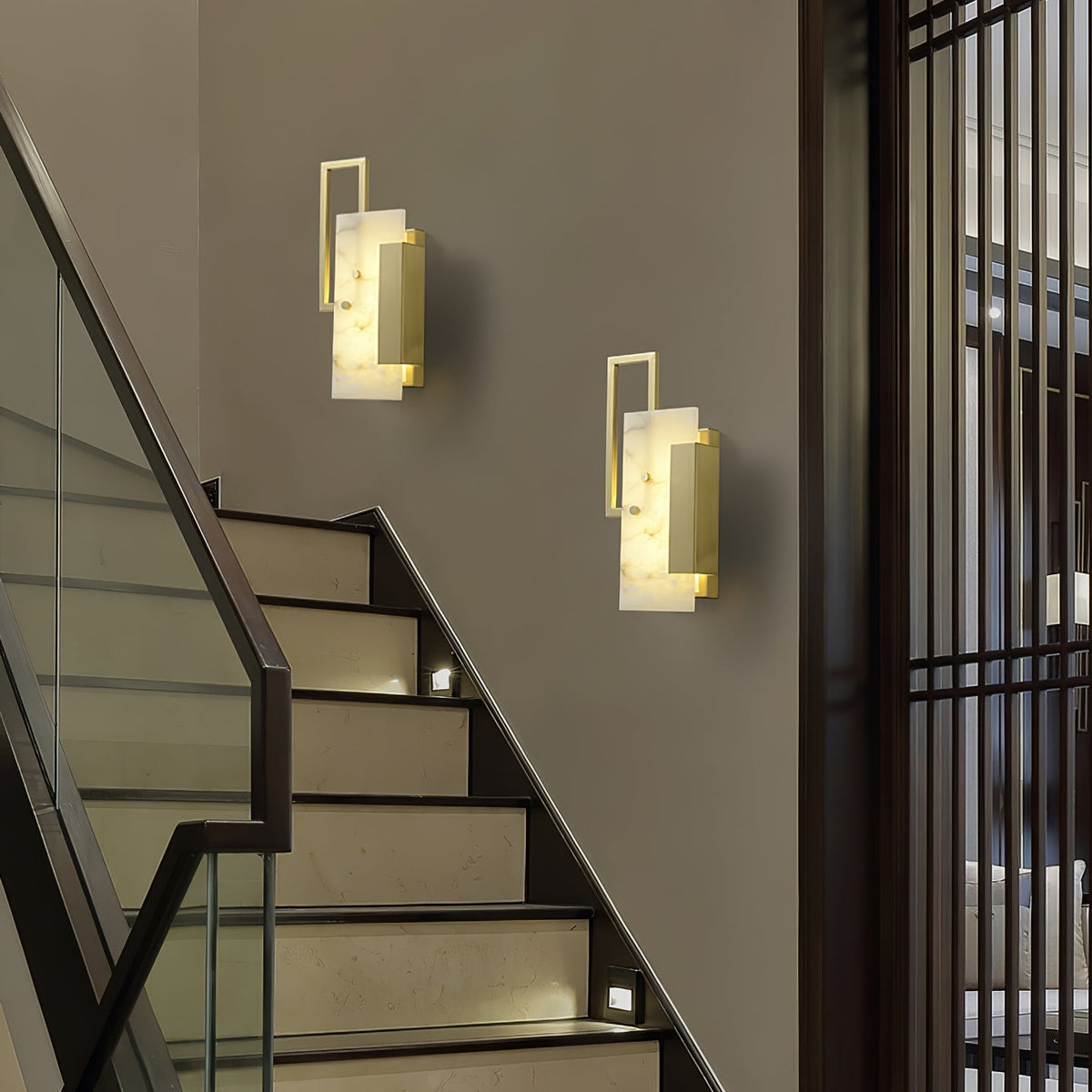 Inverwood Alabaster Wall Light-Moonnatur