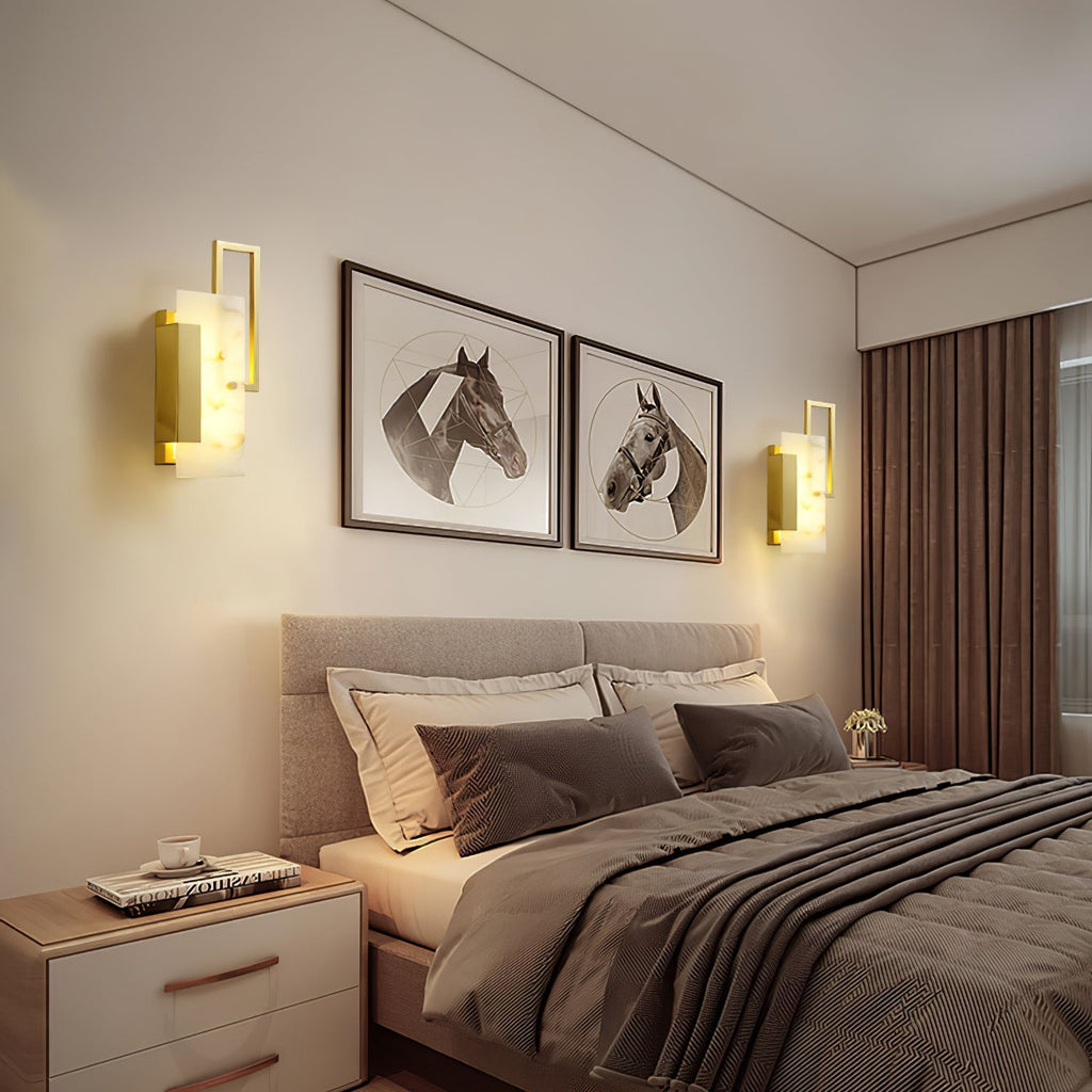 Inverwood Alabaster Wall Light-Moonnatur