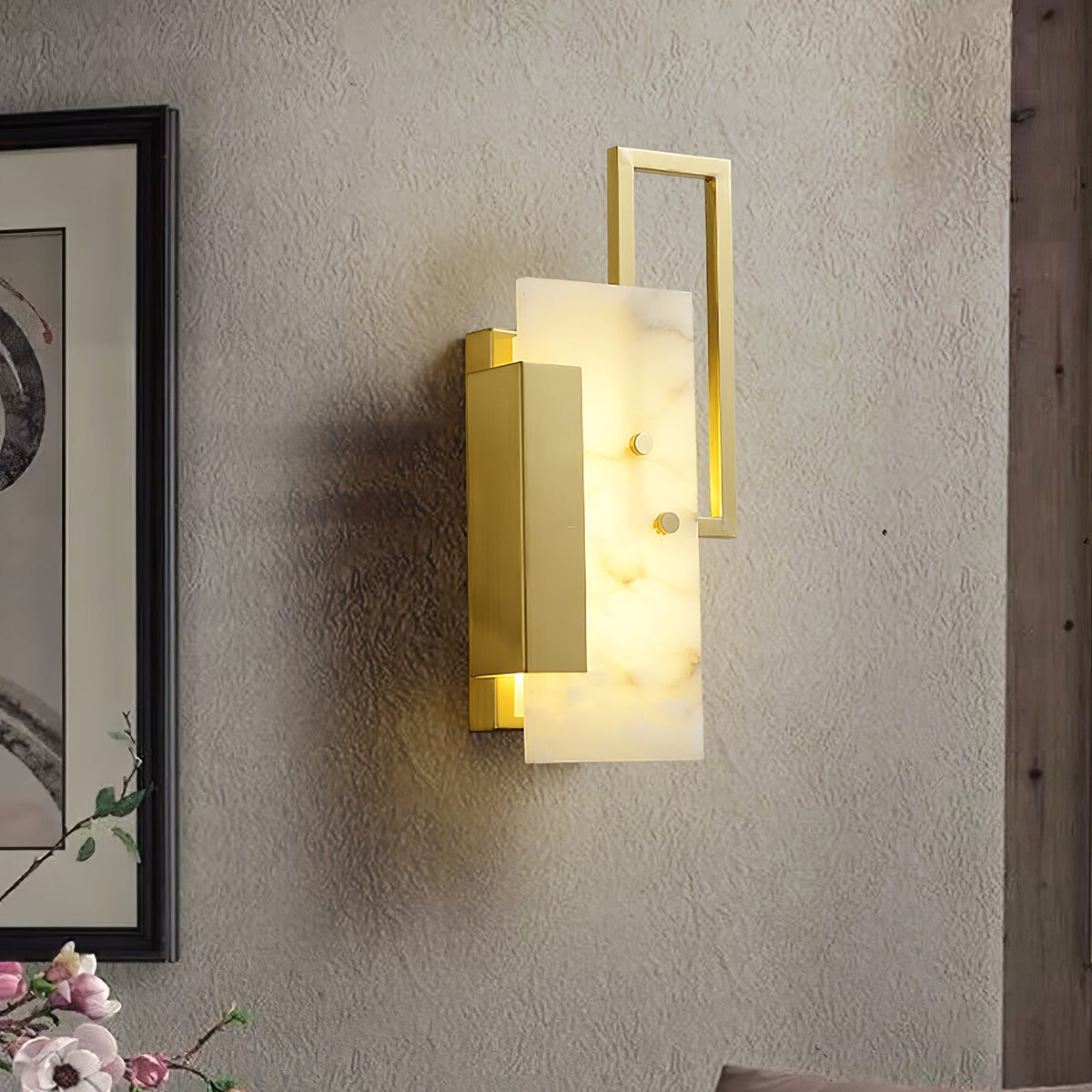 Inverwood Alabaster Wall Light-Moonnatur