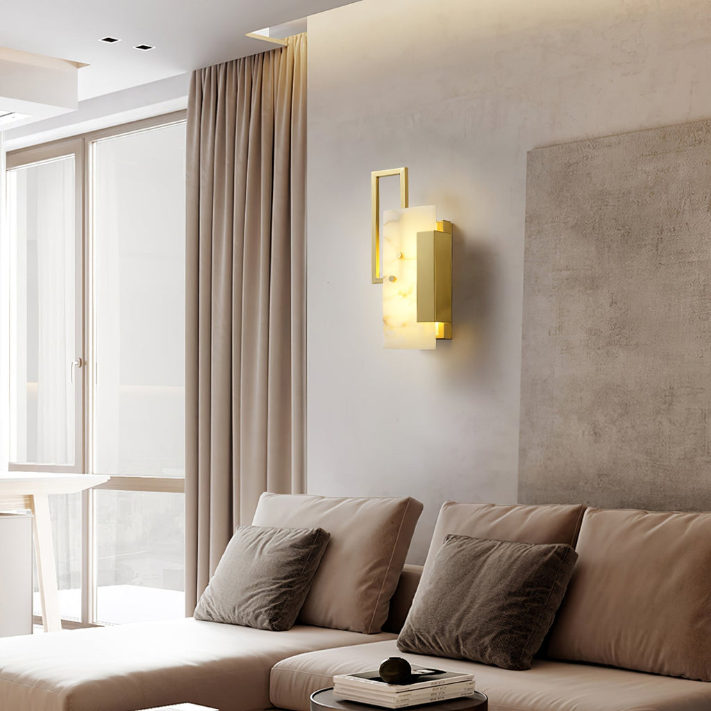 Inverwood Alabaster Wall Light-Moonnatur