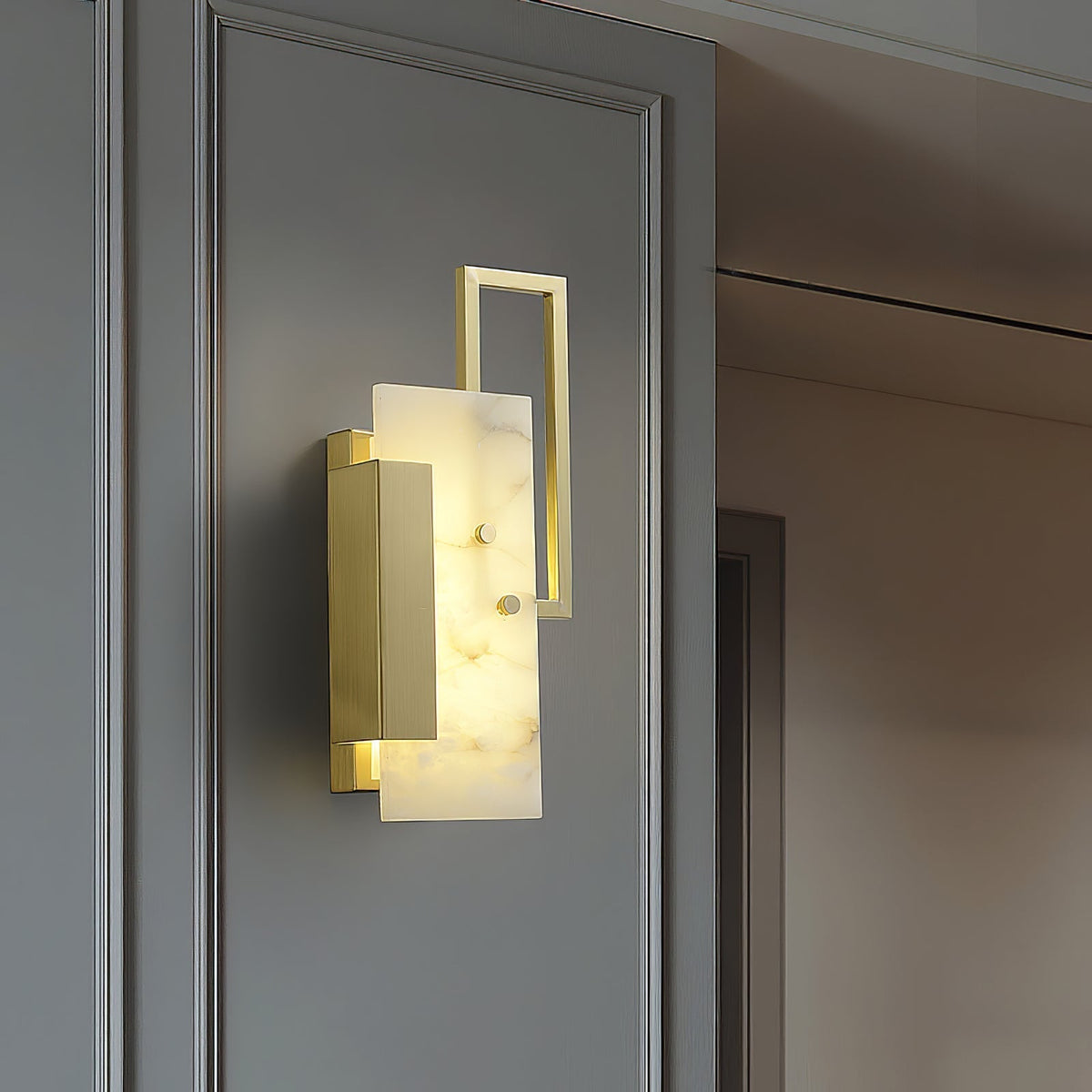 Inverwood Alabaster Wall Light-Moonnatur