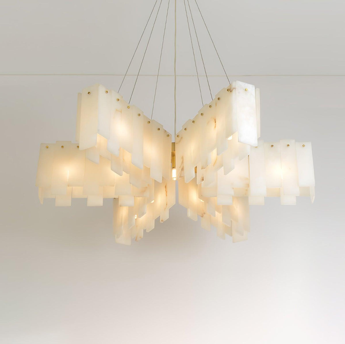 Darneliel Alabaster Chandelier-Moonnatur