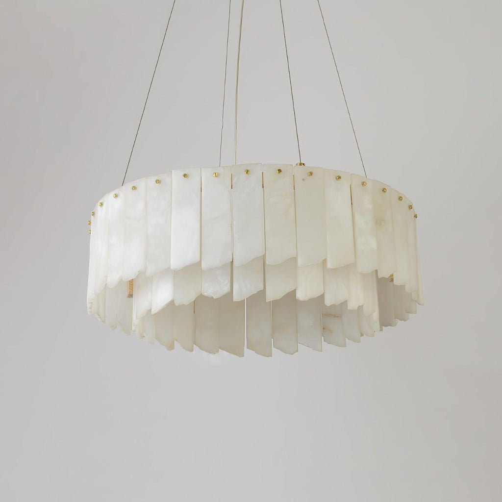 Darneliel Alabaster Chandelier-Moonnatur