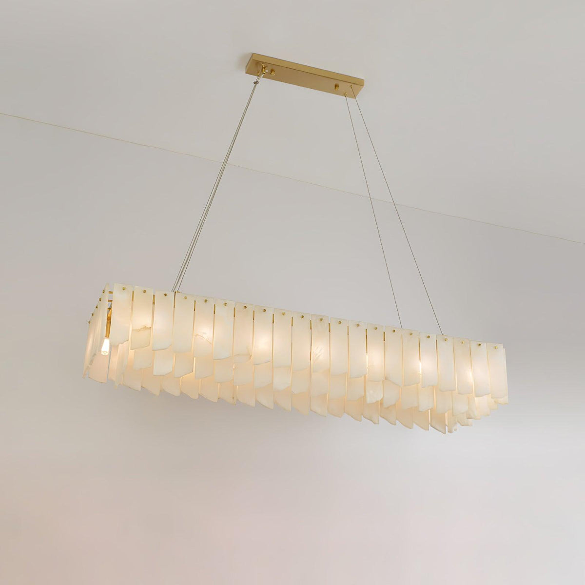 Darneliel Alabaster Chandelier-Moonnatur
