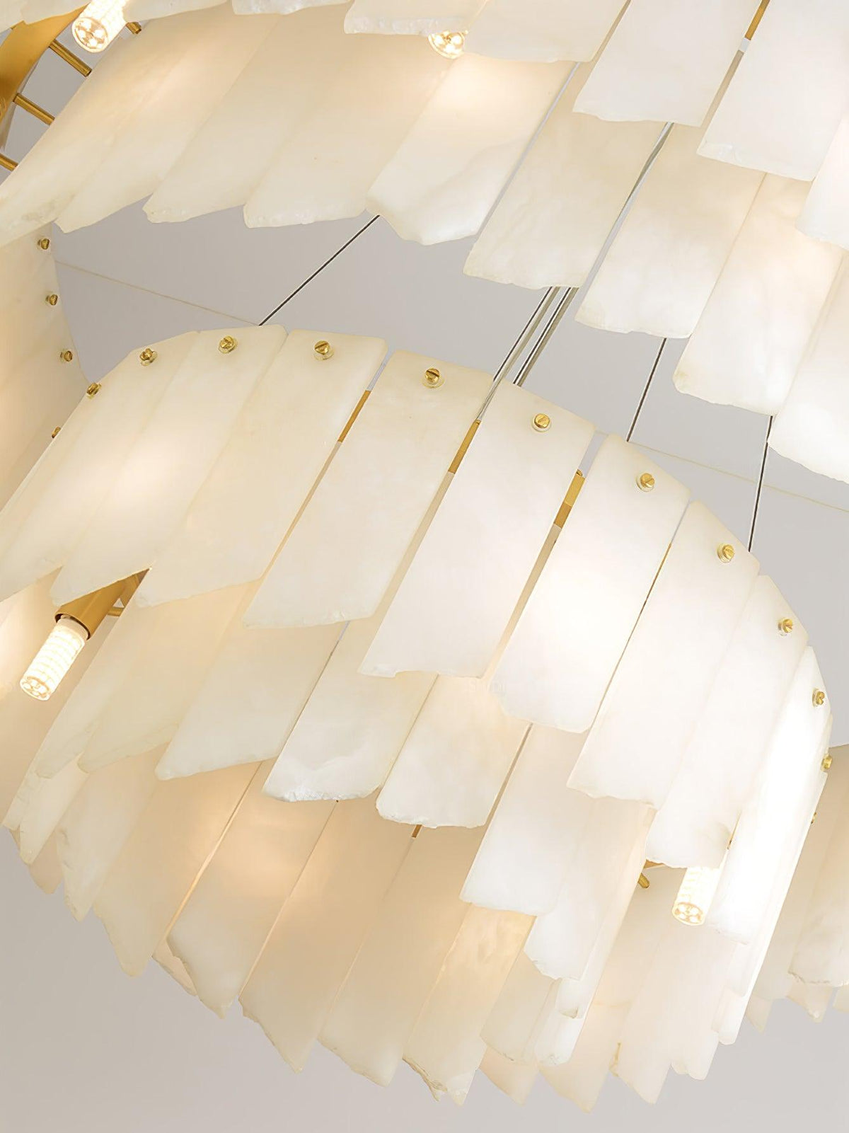 Darneliel Alabaster Chandelier-Moonnatur