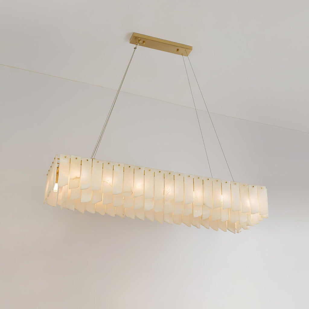 Darneliel Alabaster Chandelier-Moonnatur