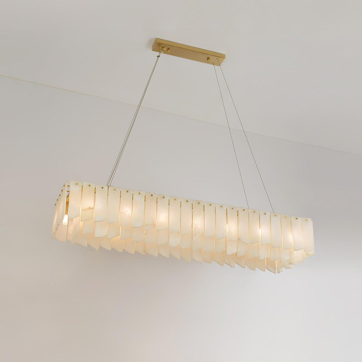 Darneliel Alabaster Chandelier-Moonnatur