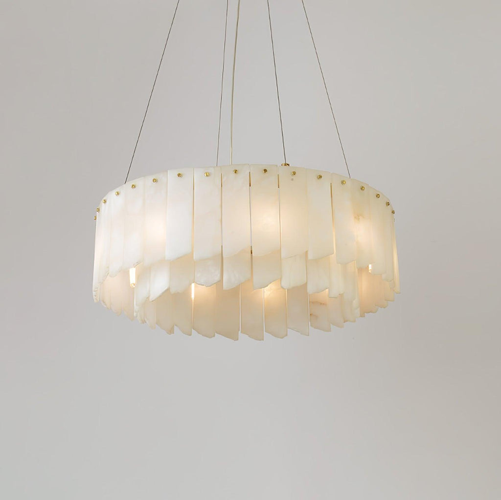 Darneliel Alabaster Chandelier-Moonnatur