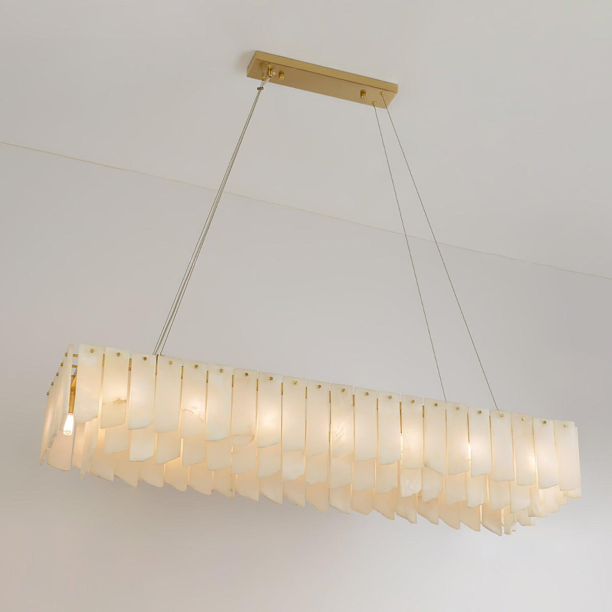 Darneliel Alabaster Chandelier-Moonnatur
