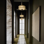 Quenelwynne Alabaster Pendant Light-Moonnatur
