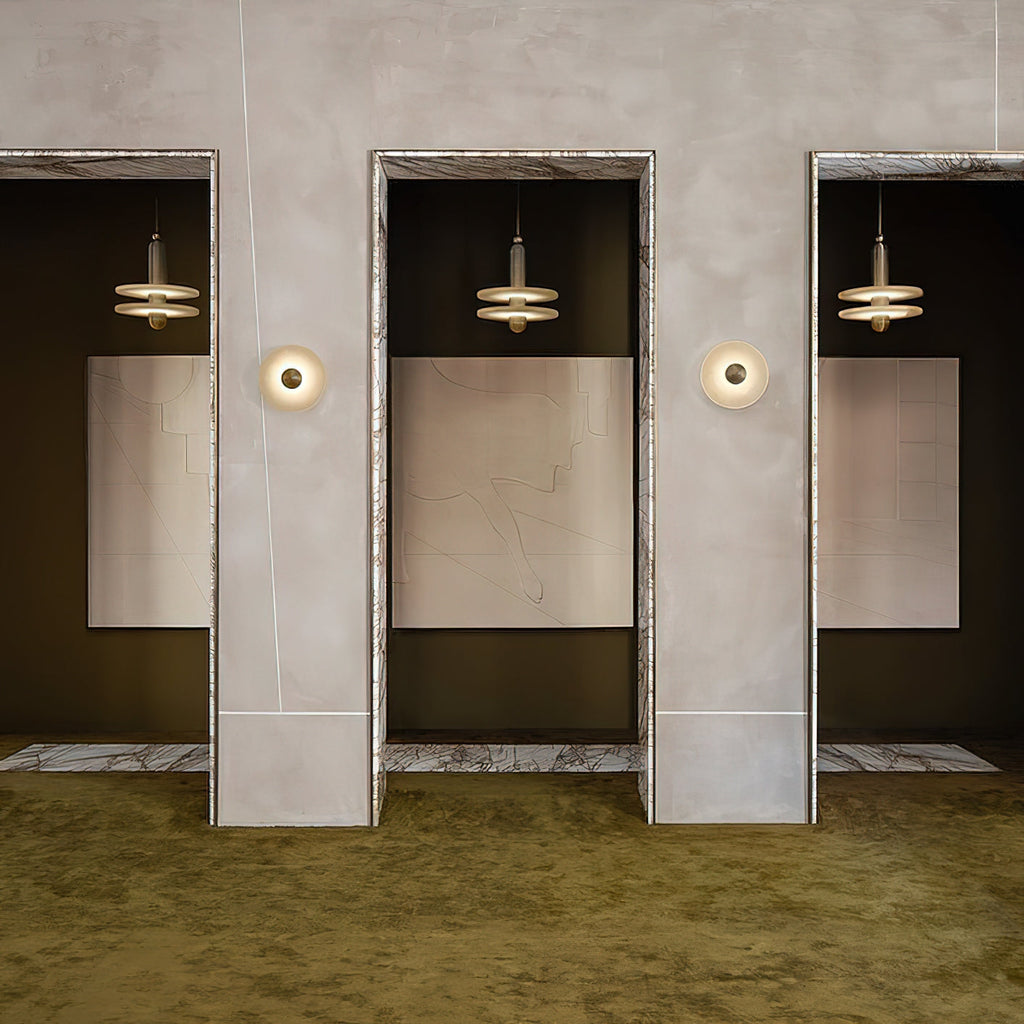Quenelwynne Alabaster Pendant Light-Moonnatur