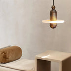 Quenelwynne Alabaster Pendant Light-Moonnatur