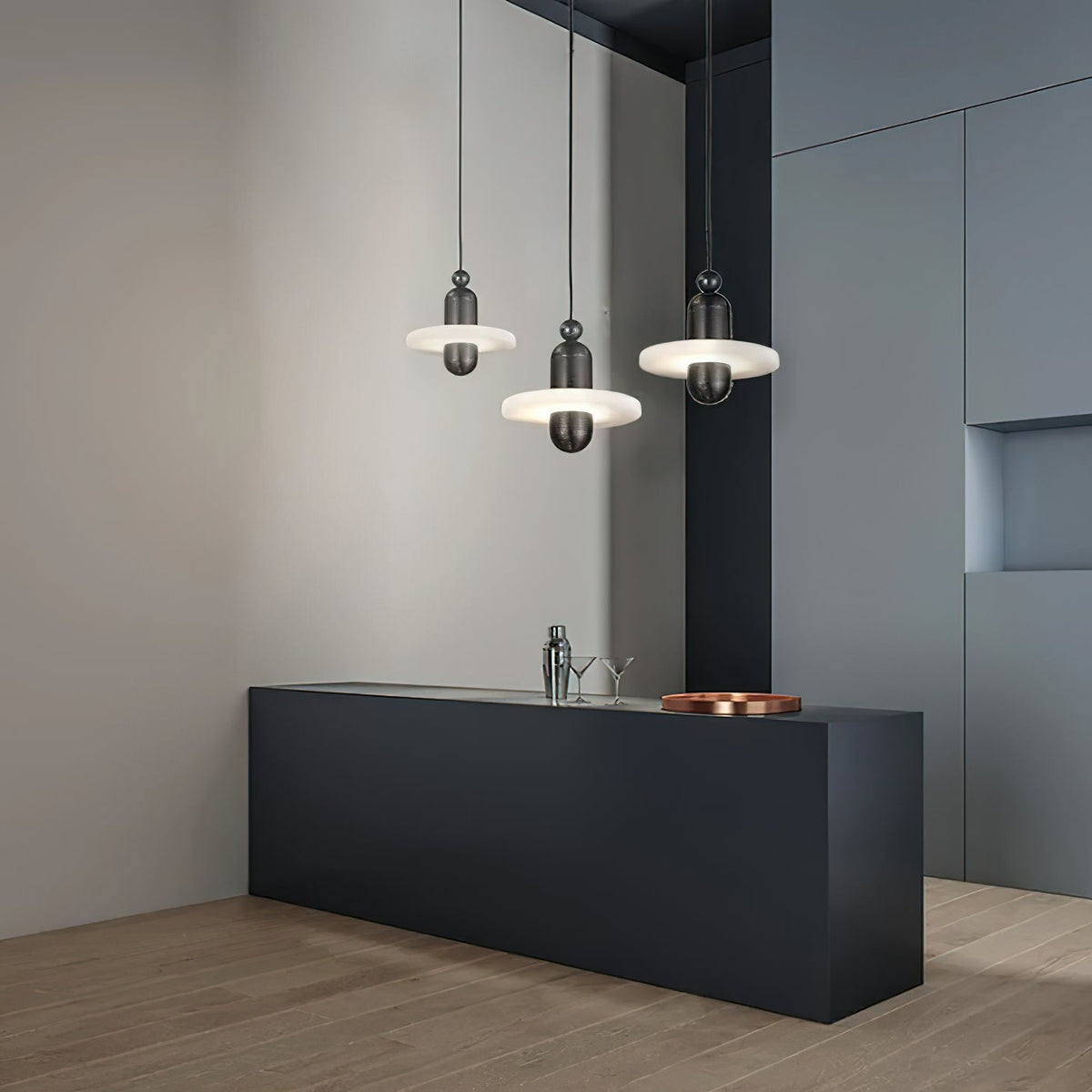 Quenelwynne Alabaster Pendant Light-Moonnatur