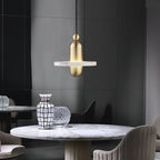 Quenelwynne Alabaster Pendant Light-Moonnatur