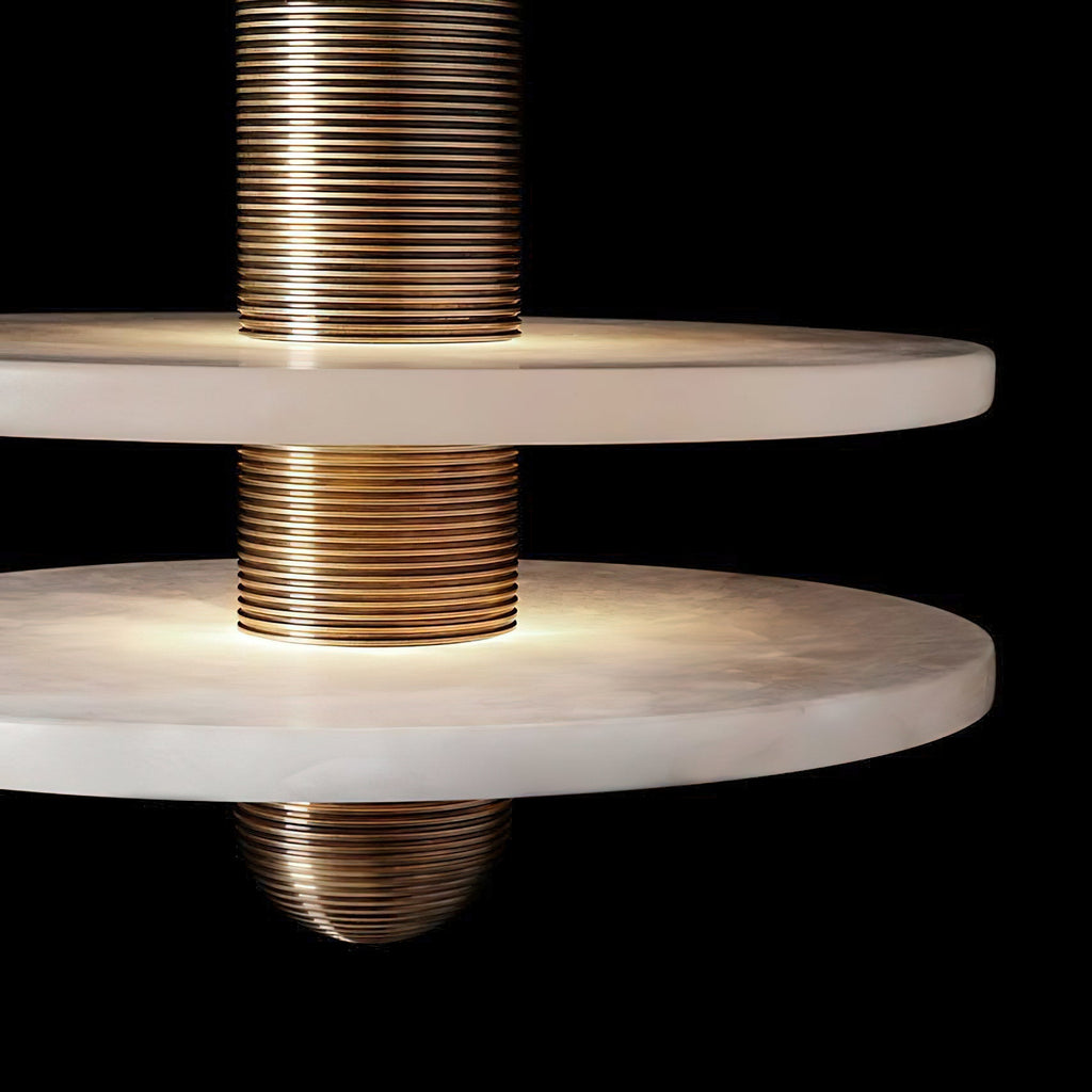 Quenelwynne Alabaster Pendant Light-Moonnatur