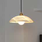 Penrelwyn Alabaster Pendant Light-Moonnatur