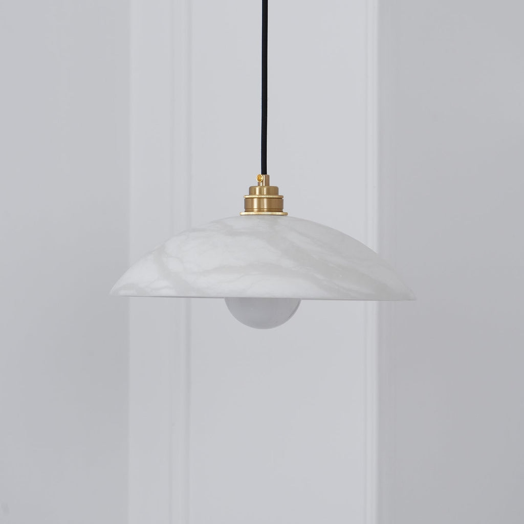 Penrelwyn Alabaster Pendant Light-Moonnatur