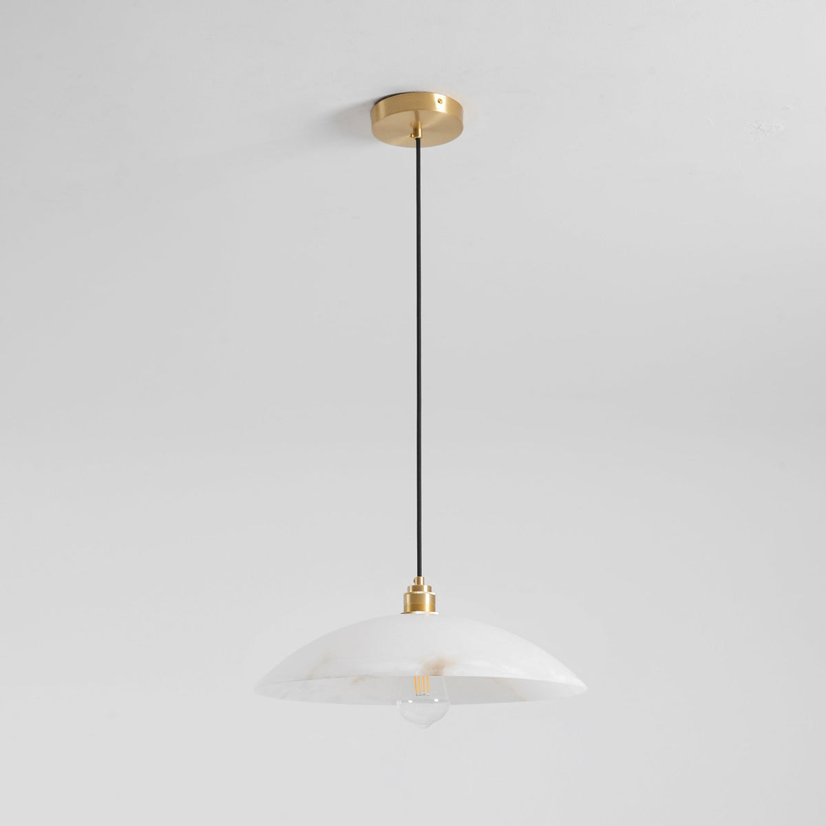 Penrelwyn Alabaster Pendant Light-Moonnatur