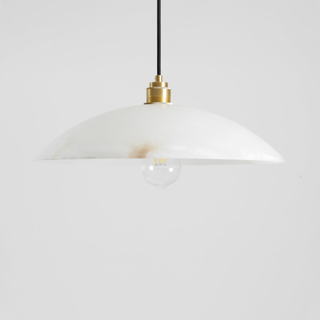 Penrelwyn Alabaster Pendant Light-Moonnatur